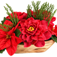 Poinsettia Wax Melt Centerpiece