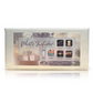 The Candle Creating Kit includes 3 cotton wicks, 2 jars, 1 lb wax, 4-6 color bottles, a box of scents, and a thermometer—everything you need to craft your own custom candles.