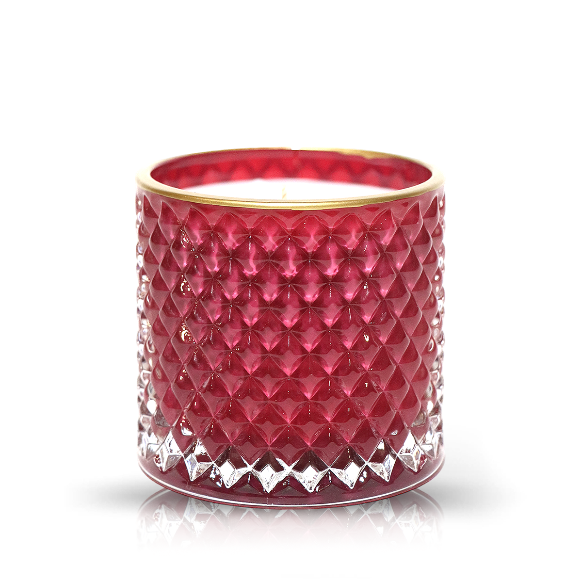 Elegant Red Crystal Scented Candle