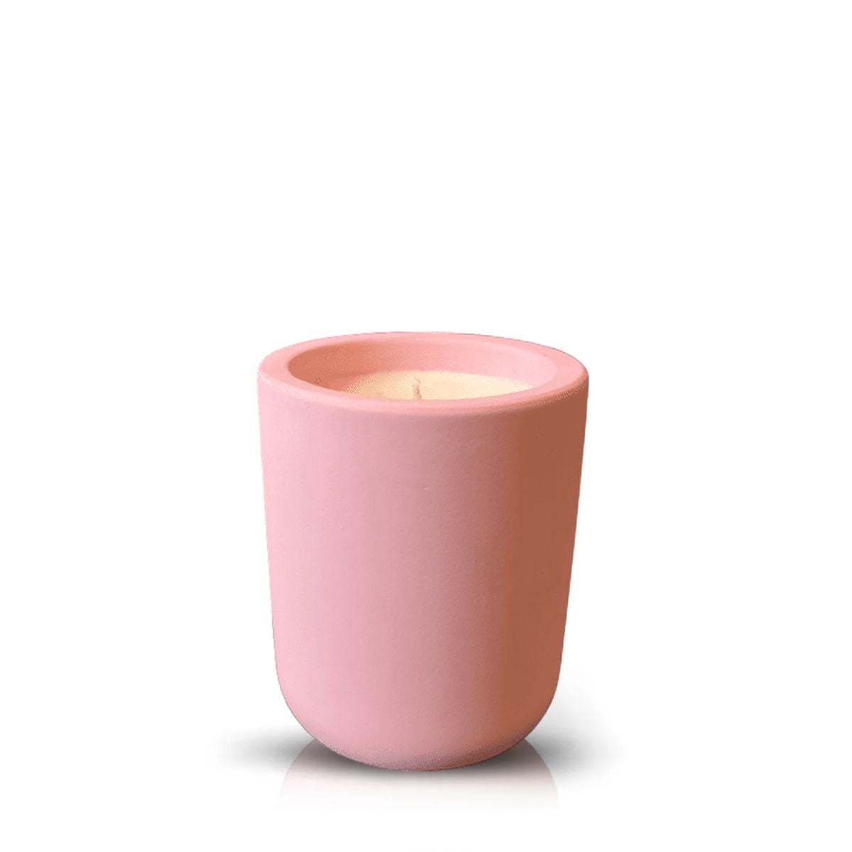 The Intention Pink Candle features a smooth matte cylindrical finish and is photographed on a plain white background—ideal for enhancing your spiritual practice or setting mindful intentions.