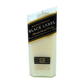 The Recycled Black Label Whiskey Candle is a white recycled candle in a bottle-shaped glass labeled "Johnnie Walker Black Label 12 Year Old Blended Scotch Whisky," upcycled for a stylish addition to any space.