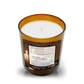 The Musical Spa Cashmere Candle is a natural scented candle in an amber glass jar with white wax and a single wick, ideal for creating a relaxing atmosphere as part of your spa rituals.