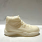 The AJ-11 White Hightop Sneaker Candle – Large features a hand-poured design resembling a white sports shoe, combining quality and style; currently on backorder.