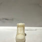 The AJ-1 White Hightop Sneaker Candle – Large (On Backorder) stands upright on a marble surface with a blurred marble background, hand poured and infused with a fresh Black Ice fragrance.