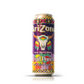 The Recycled Can Fruit Punch Candle is made from a 23 fl oz AriZona Fruit Punch can, featuring a vibrant steer skull and feather design on purple—ideal for sustainable décor or upcycling projects.