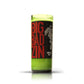 A Recycled Californian Wine Candle in a green upcycled bottle features a “BIG BAD ZIN” label, grapevine illustration, and “Lodi, CA 2013” text, all set against a sleek black background.