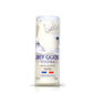 The Recycled French Vodka Candle - White is crafted from a Grey Goose Vodka bottle, showcasing the flying goose illustration and French branding—an eco-friendly, unique candle perfect for home décor.