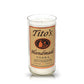 The Recycled Old Fashion Vodka Candle features a Tito's Handmade Vodka label and comes in a glass container crafted from recycled bottles—an eco-friendly, artisanal candle perfect for vodka fans.