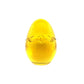 The Yellow Glass Easter Egg, featuring an egg shape with a wavy band around the middle, captures spring’s charm against a white background.