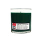 The Musical Holiday Candle – Holiday Pine comes in a clear glass jar with a QR code label—scan it to enjoy festive music as you relax with the fresh aroma of this scented soy candle.