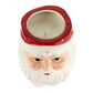 The Santa Claus Holiday Candle is hand poured and shaped like Santa Claus’s head, featuring an open top that reveals all-natural soy wax inside.